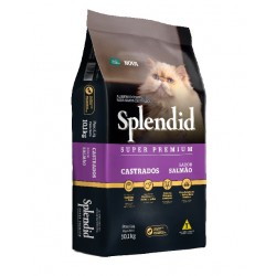 Splendid Super Premium Gatos Castrados Salmão