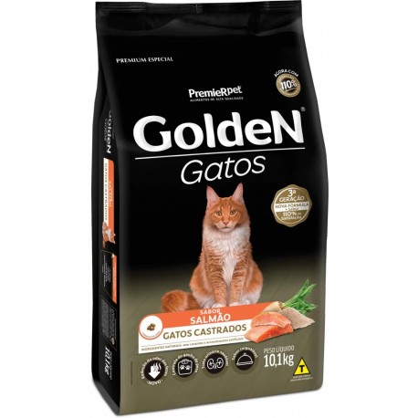 GoldeN Gatos Castrados Sabor Salmão