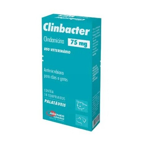 Clinbacter 75mg caixa com 14 comprimidos