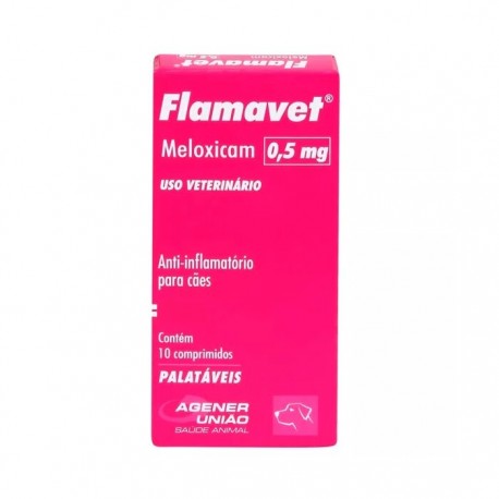 Flamavet 0,5mg caiaxa com 10 comprimidos